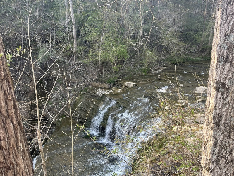 Fallsville Wildlife Area Trail to Upper Waterfalls