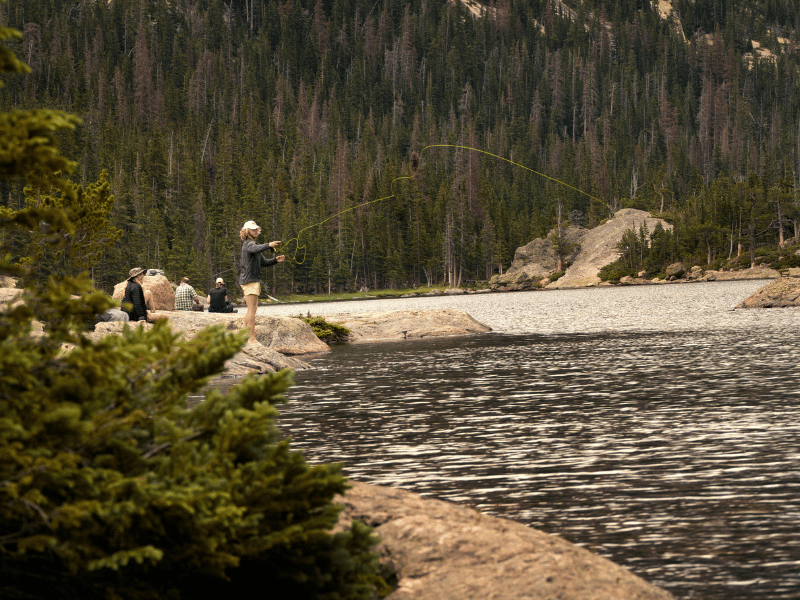 Fishing at Rocky Fork State Park