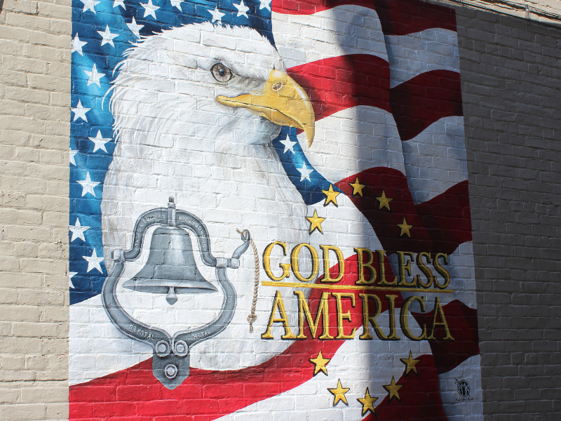 God Bless America Mural