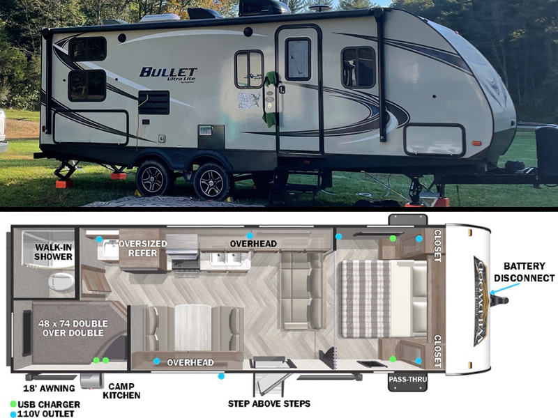 Agape Enterprises Rentable Travel Trailer - Sleeps 5